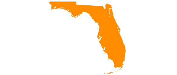 florida colored outline